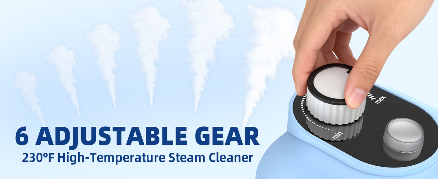 60.87oz Heavy Duty Steam Cleaner 10s Rapid Heating Handheld Steam Cleaner for Home, Steamer for Cleaning for Home, Car, Grout, Tile, Floor, Dirt