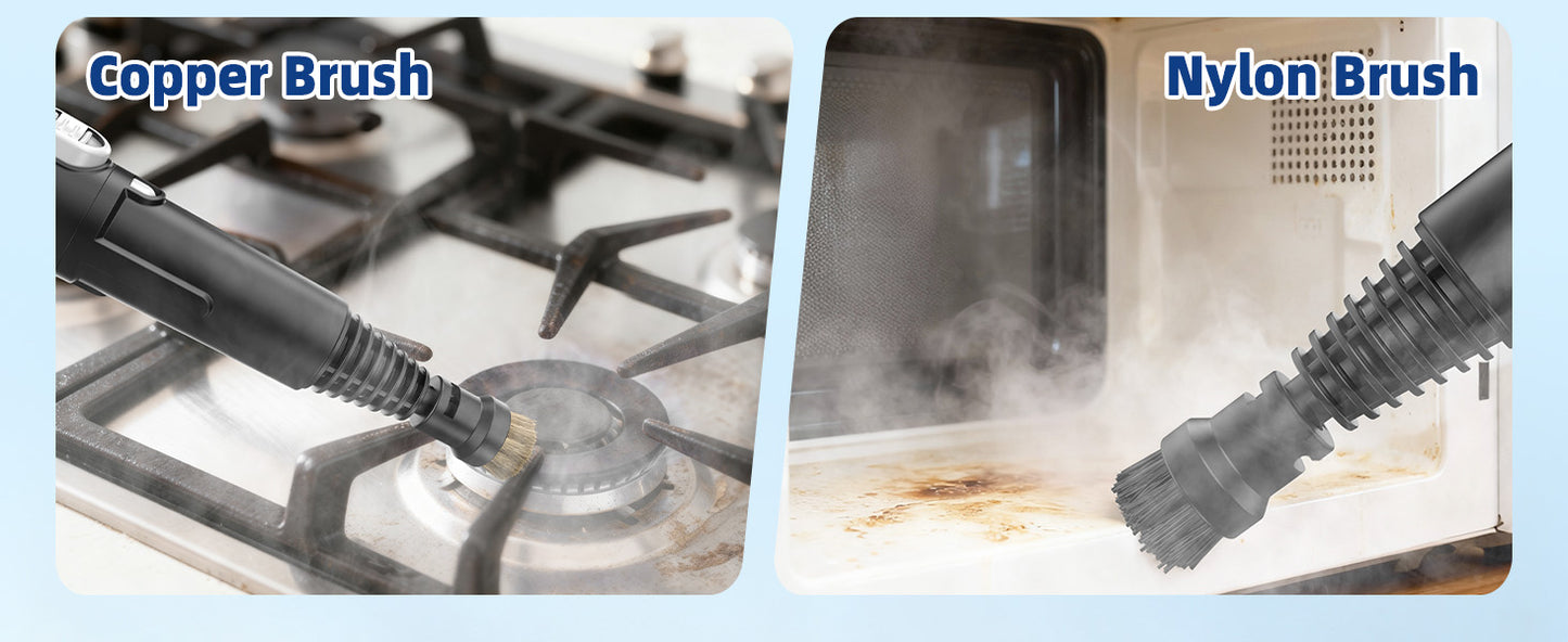 60.87oz Heavy Duty Steam Cleaner 10s Rapid Heating Handheld Steam Cleaner for Home, Steamer for Cleaning for Home, Car, Grout, Tile, Floor, Dirt